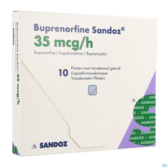 Buprenorphine sandoz 35,0mcg/h empl. transderm. 10