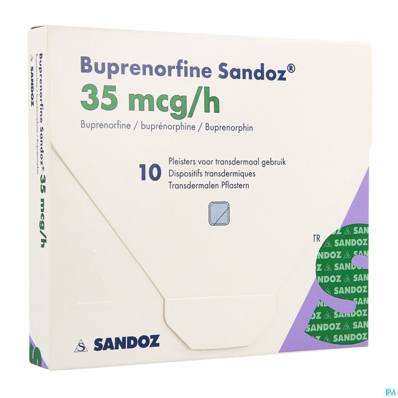Buprenorphine sandoz 35,0mcg/h empl. transderm. 10