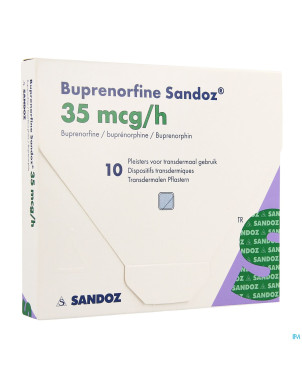 Buprenorphine sandoz 35,0mcg/h empl. transderm. 10