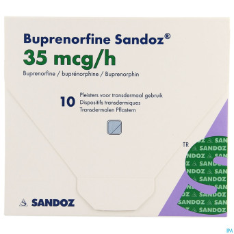 Buprenorphine sandoz 35,0mcg/h empl. transderm. 10