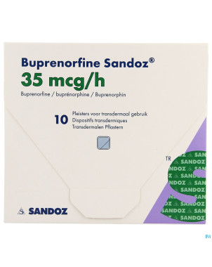 Buprenorphine sandoz 35,0mcg/h empl. transderm. 10