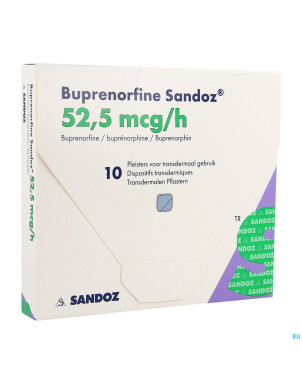 Buprenorphine sandoz 52,5mcg/h empl. transderm. 10