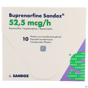 Buprenorphine sandoz 52,5mcg/h empl. transderm. 10