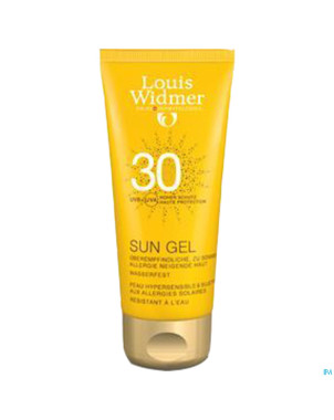 Widmer sun gel ip30 n/parf    tube 100ml