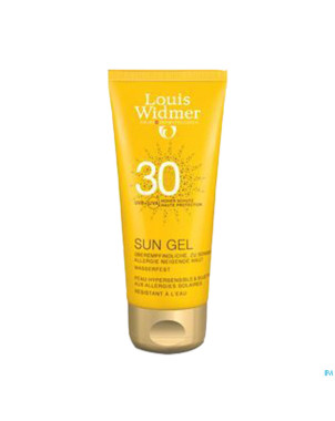 Widmer sun gel ip30 n/parf    tube 100ml