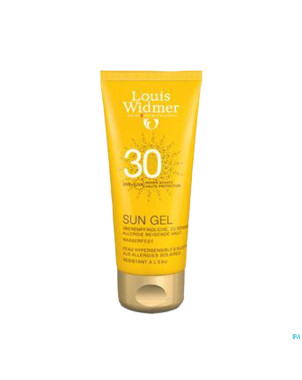 Widmer sun gel ip30 parf    tube 100ml