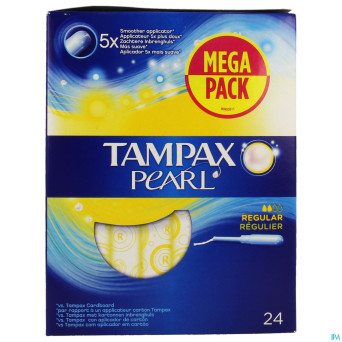 Tampax pearl regular 24