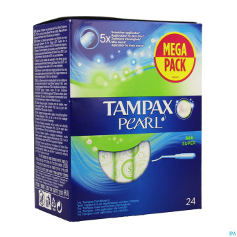 Tampax pearl super 24