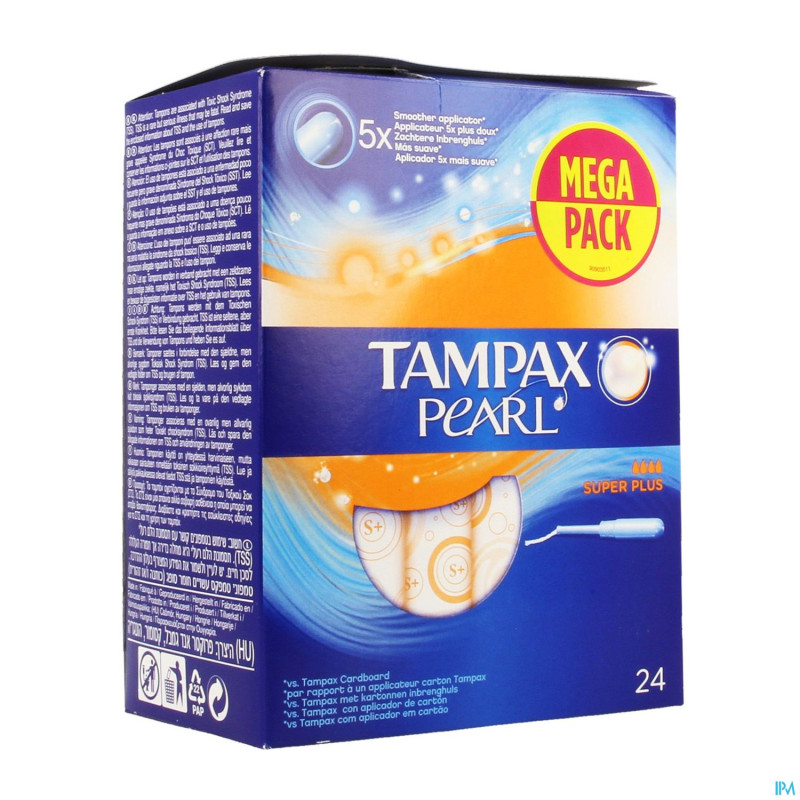 Tampax pearl super plus 24