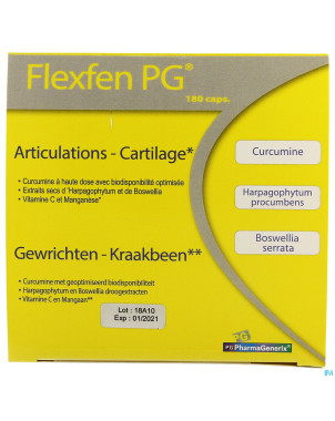 Flexfen pg pharmagenerix blister caps 180