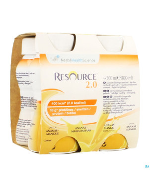 Resource 2.0 ananas-mangue    4x200ml 12314415