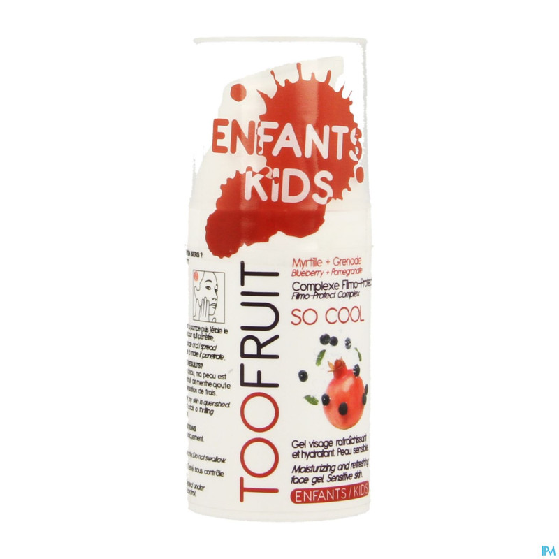 Too fruit so cool gel hydra enfant    pompe  30ml