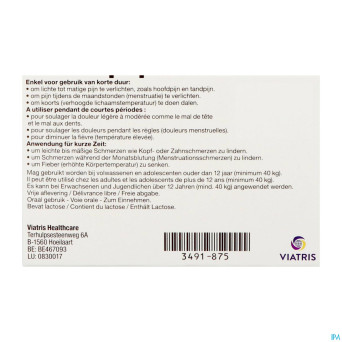 Brufen 400 mg comp pell tabl  20 x 400 mg