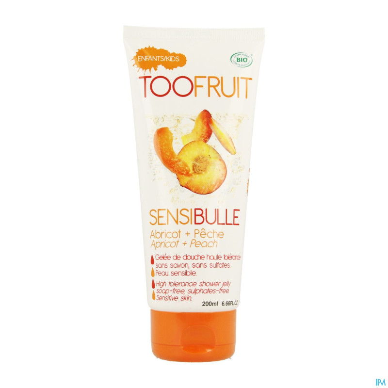 Too fruit sensibulle peche-abricot douche tb 200ml