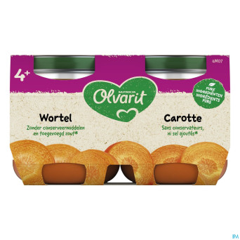 Olvarit carotte    2x125g  4m04