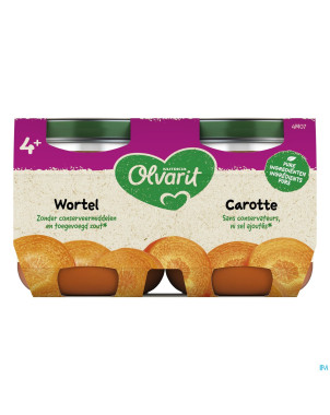 Olvarit carotte    2x125g  4m04