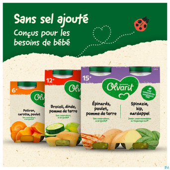 Olvarit carotte    2x125g  4m04