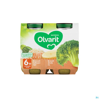 Olvarit brocoli dinde riz    2x200g  6m01