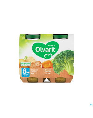Olvarit brocoli carotte poulet    2x200g  8m00
