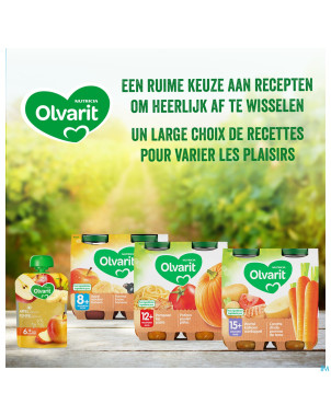 Olvarit brocoli carotte poulet    2x200g  8m00