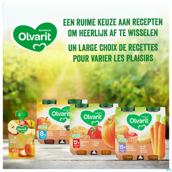 Olvarit courgette thon riz    2x200g  8m04