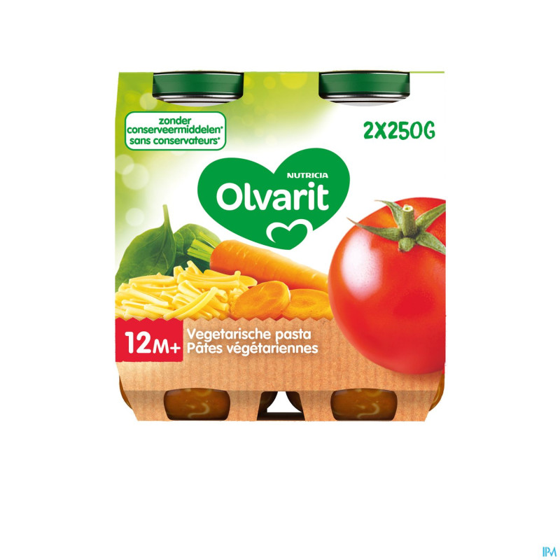 Olvarit pates vegetariennes    2x250g 12m05