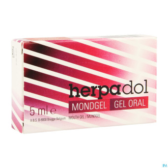 Herpadol bouton de fievre gel tube 5g