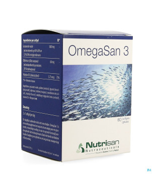 Omegasan 3 softgels 60 nutrisan