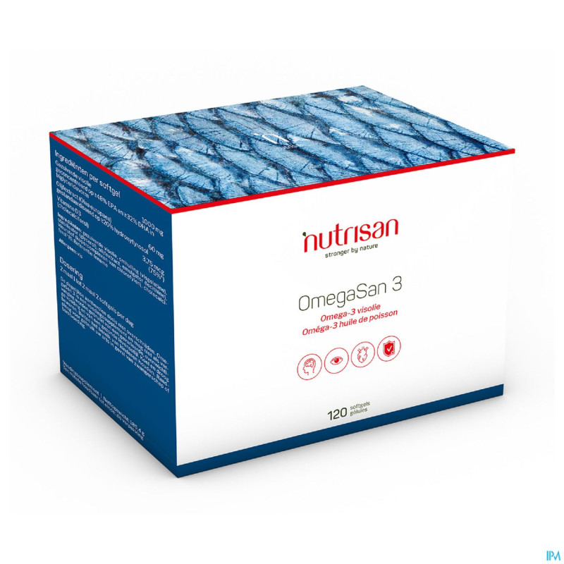 Omegasan 3 softgels 120 nutrisan