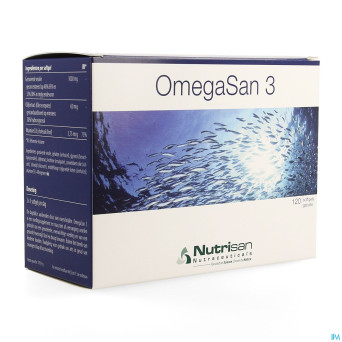 Omegasan 3 softgels 120 nutrisan