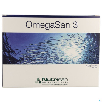 Omegasan 3 softgels 120 nutrisan