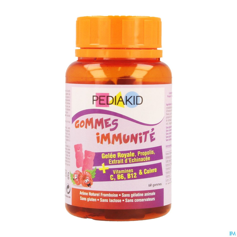 Pediakid gommes immunite gommes a macher 60