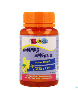 Pediakid gommes omega 3 gommes a macher 60