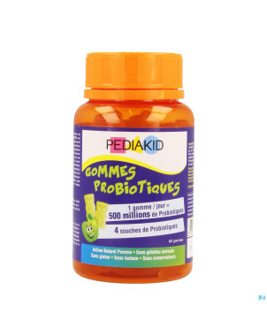 Pediakid gommes probiotiques gommes a macher 60