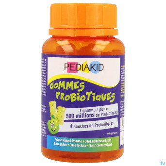 Pediakid gommes probiotiques gommes a macher 60