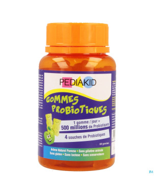 Pediakid gommes probiotiques gommes a macher 60