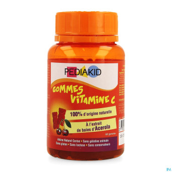 Pediakid gommes vitamines c gommes a macher 60