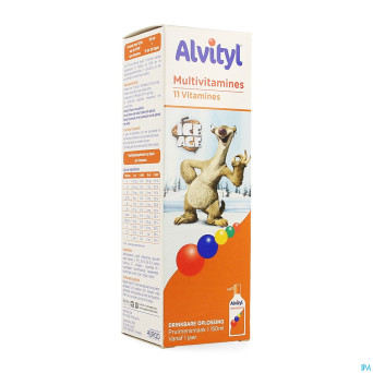 Alvityl multivitamines adg sirop 150ml