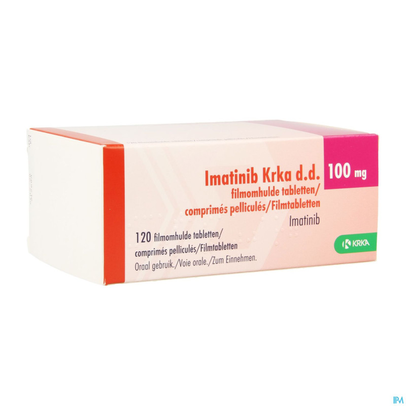 Imatinib krka 100mg comp pell  120