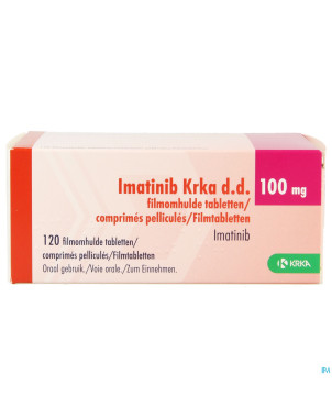 Imatinib krka 100mg comp pell  120