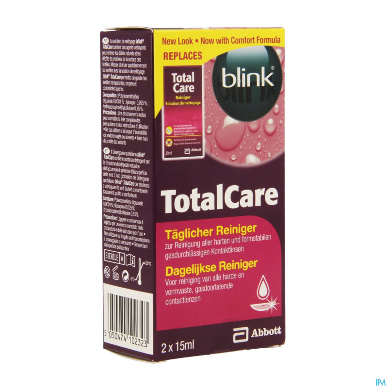 Blink totalcare nettoyage sol    2x15ml