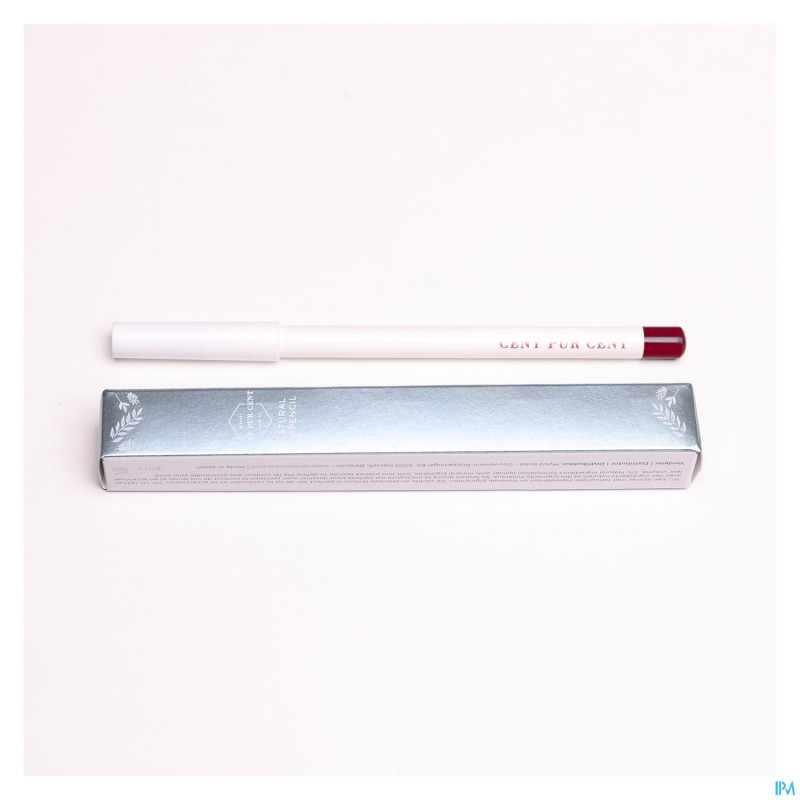 Cent pur cent crayon levres mineral peche