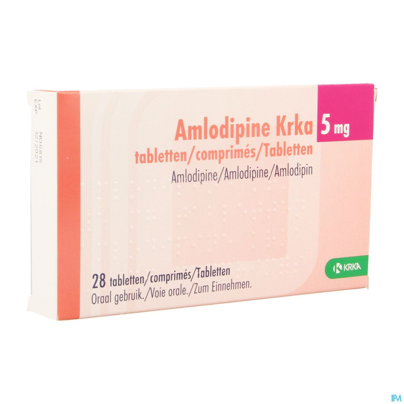 Amlodipine krka  5mg comp  28 x  5mg