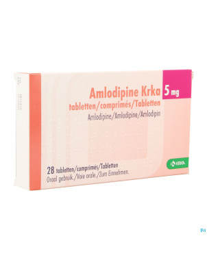 Amlodipine krka  5mg comp  28 x  5mg