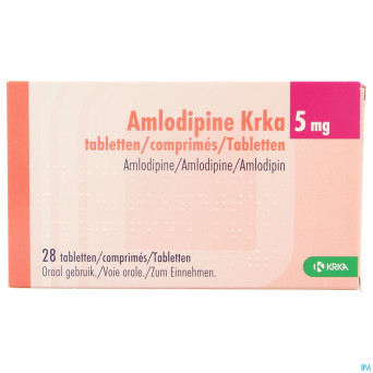 Amlodipine krka  5mg comp  28 x  5mg