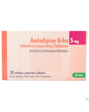 Amlodipine krka  5mg comp  28 x  5mg