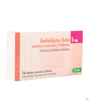 Amlodipine krka  5mg comp 56 x  5mg