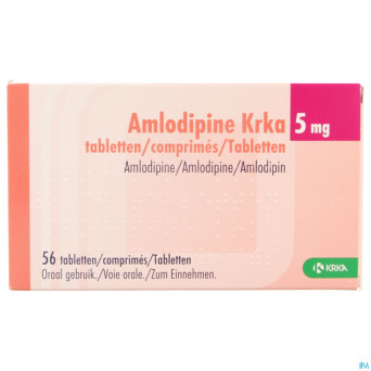 Amlodipine krka  5mg comp 56 x  5mg