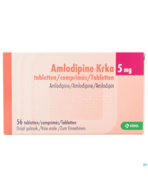 Amlodipine krka  5mg comp 56 x  5mg