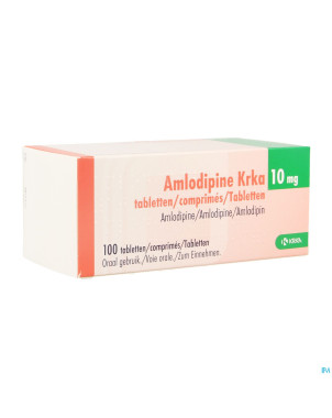 Amlodipine krka 10mg comp 100 x 10 mg